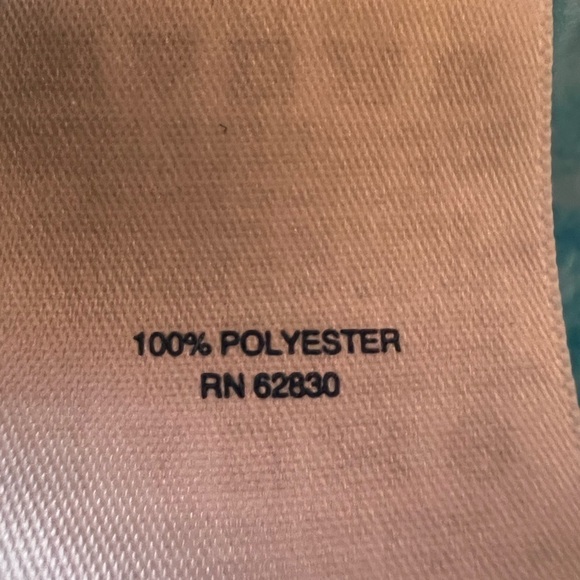 Lands' End Fleece blue tie-dye pullover jacket sz M 10-12 preppy gorpcore - Picture 8 of 9